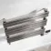 Santorini Electric Brushed Gunmetal Flat Panel Heated Towel Rail 800x600mm
