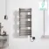 Santorini Electric Brushed Gunmetal Flat Panel Heated Towel Rail 1000x450mm