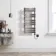 Santorini Electric Brushed Gunmetal Flat Panel Heated Towel Rail 1000x450mm