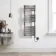 Santorini Electric Brushed Gunmetal Flat Panel Heated Towel Rail 1200x450mm