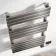 Santorini Electric Brushed Gunmetal Flat Panel Heated Towel Rail 1200x450mm