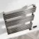 Santorini Electric Brushed Gunmetal Flat Panel Heated Towel Rail 1200x600mm