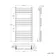 Santorini Electric Brushed Gunmetal Flat Panel Heated Towel Rail 1200x600mm