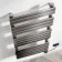 Santorini Electric Brushed Gunmetal Flat Panel Heated Towel Rail 1400x450mm
