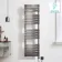 Santorini Electric Brushed Gunmetal Flat Panel Heated Towel Rail 1600x450mm