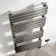 Santorini Electric Brushed Gunmetal Flat Panel Heated Towel Rail 1600x450mm