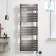 Santorini Electric Brushed Gunmetal Flat Panel Heated Towel Rail 1600x600mm