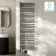 Cannes Electric Brushed Gunmetal Designer Heated Towel Rail 1600x500mm