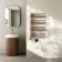 Cannes Electric Brushed Copper Designer Heated Towel Rail 800x500mm