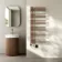 Cannes Electric Brushed Copper Designer Heated Towel Rail 1200x500mm