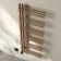 Cannes Electric Brushed Copper Designer Heated Towel Rail 1200x500mm