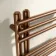 Cannes Electric Brushed Copper Designer Heated Towel Rail 1600x500mm