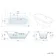 Grosvenor 1700mm Roll Top Bath - Brushed Brass Ball Feet