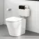 Detroit Cable Operated Concealed Cistern With Brushed Nickel Round Push Button Dia.48mm