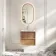 Bora Natural Oak Wall Hung Basin Drawer Vanity 600mm