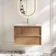 Bora Natural Oak Wall Hung Basin Drawer Vanity 800mm