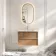 Bora Natural Oak Wall Hung Basin Drawer Vanity 800mm