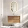 Bora Natural Oak Wall Hung Basin Drawer Vanity 1000mm