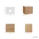 Bora Natural Oak Wall Hung Vanity Drawer with Carrara Marble Top 600mm - Basin Not Included