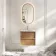 Bora Natural Oak Carrara Marble Wall Hung Vanity Drawer & Undermount Basin 600mm