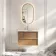 Bora Natural Oak Carrara Marble Wall Hung Vanity Drawer & Undermount Basin 800mm