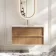 Bora Natural Oak Carrara Marble Wall Hung Vanity Drawer & Undermount Basin 1000mm