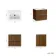 Bora Natural Walnut Wall Hung Basin Drawer Vanity 600mm