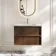 Bora Natural Walnut Wall Hung Basin Drawer Vanity 800mm