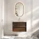 Bora Natural Walnut Wall Hung Basin Drawer Vanity 800mm