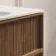Bora Natural Walnut Wall Hung Basin Drawer Vanity 800mm
