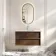 Bora Natural Walnut Wall Hung Basin Drawer Vanity 1000mm