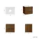 Bora Natural Walnut Wall Hung Vanity Drawer with Carrara Marble Top 600mm - Basin Not Included