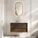 Bora Natural Walnut Wall Hung Vanity Drawer with Carrara Marble Top 1000mm - Basin Not Included