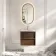 Bora Natural Walnut Carrara Marble Wall Hung Vanity Drawer & Undermount Basin 600mm