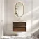 Bora Natural Walnut Carrara Marble Wall Hung Vanity Drawer & Undermount Basin 800mm