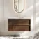 Bora Natural Walnut Carrara Marble Wall Hung Vanity Drawer & Undermount Basin 1000mm