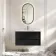 Bora Black Oak Wall Hung Basin Drawer Vanity 1000mm