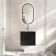 Bora Black Oak Carrara Marble Wall Hung Vanity Drawer & Undermount Basin 600mm