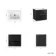 Kos Black Oak Wall Hung Basin Drawer Vanity 600mm