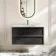 Kos Black Oak Wall Hung Basin Drawer Vanity 1000mm