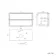 Kos Black Oak Wall Hung Vanity Drawer with Carrara Marble Top 1000mm - Basin Not Included