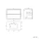 Kos Black Oak Carrara Marble Wall Hung Vanity Drawer & Undermount Basin 800mm