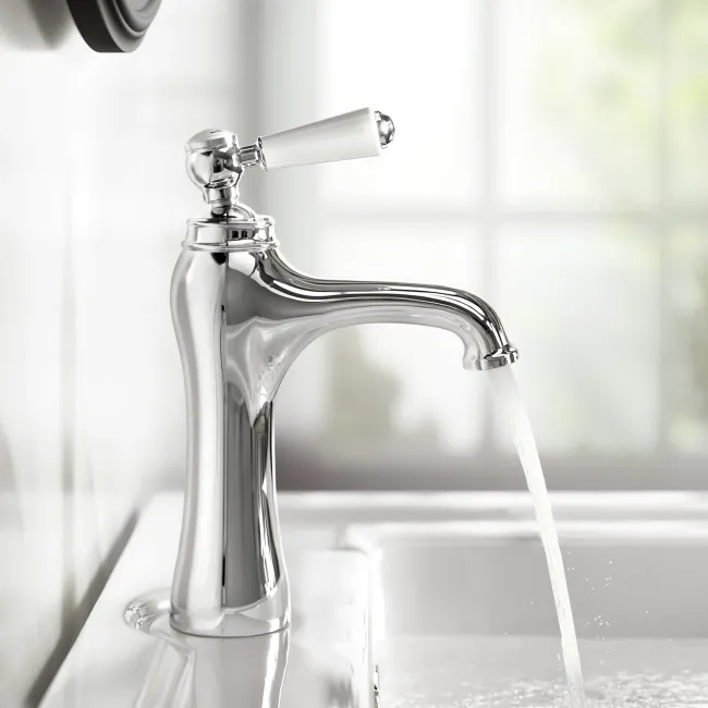 Avoca Traditional Chrome Basin Mixer Tap