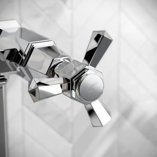 Kenmare Traditional Chrome Bath Shower Mixer Tap