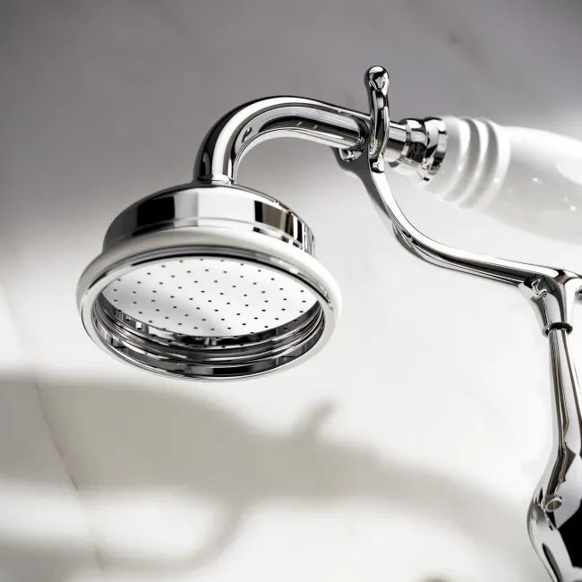 Avoca Traditional Chrome Bath Shower Mixer Tap
