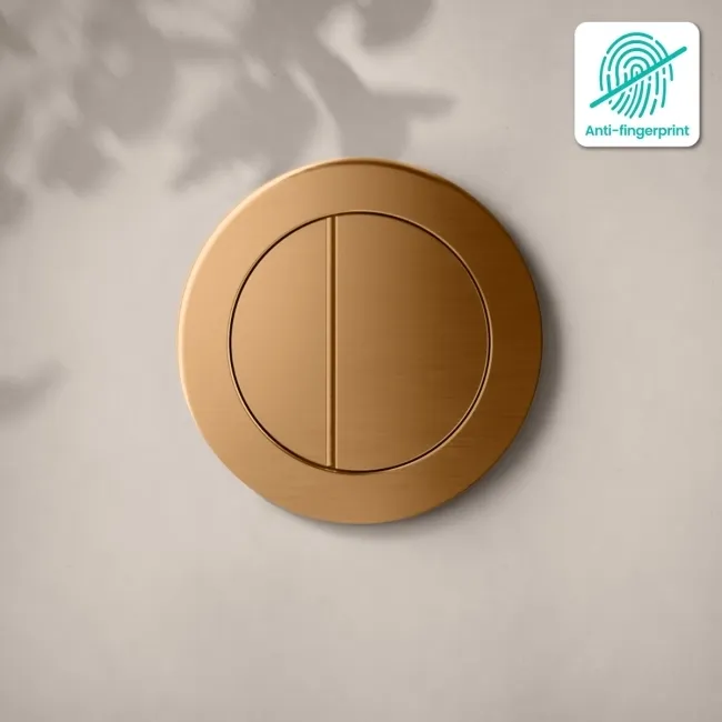 Arizona Brushed Copper Pneumatic Flush Button