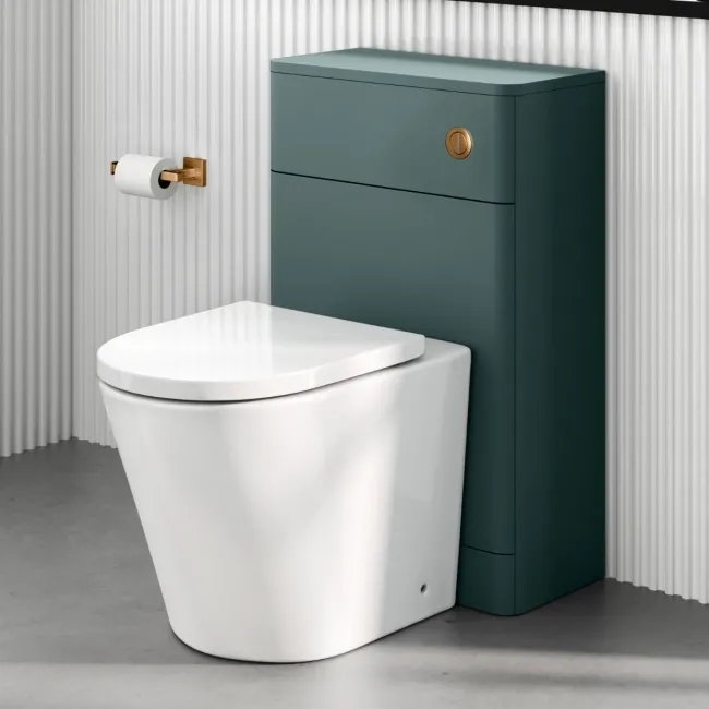 Detroit Brushed Copper Round Push Button for Cable Operated Concealed Cistern - Dia.48mm