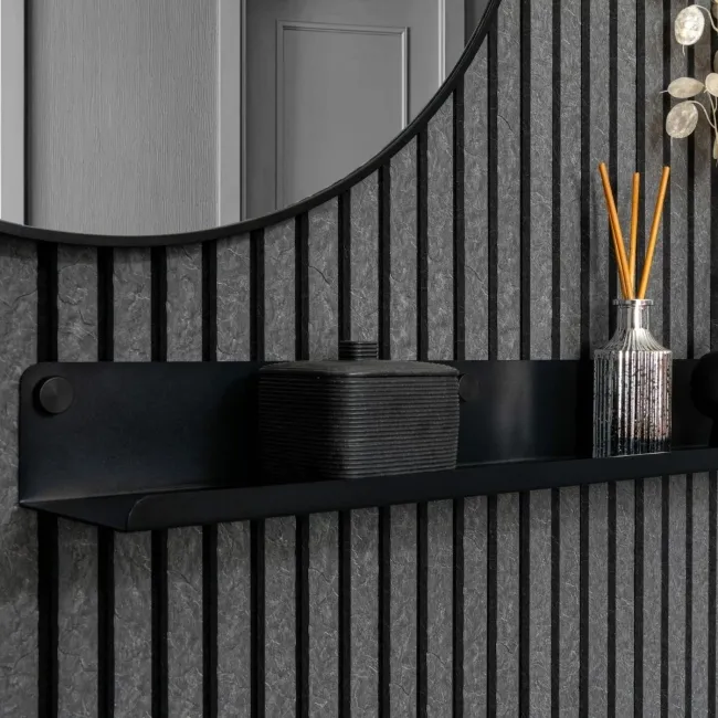 Trepanel Customise® Black Shelf 759mm Inc Black Twist-Lock System