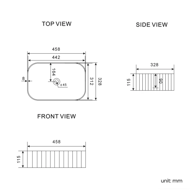 Cadiz Fluted Mystic Green Wall Hung Drawer Vanity with Marble Top & Reno Basin 800mm - Chrome Handles