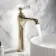 Avoca Traditional English Gold High Rise Basin Mixer Tap